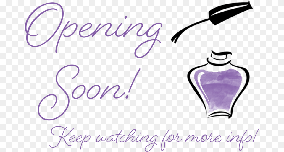 Opening Soon, Purple, Text, Blackboard, Handwriting Png Image