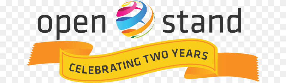 Openstand Recognizes The Support Of Openstand Partners Celebrating 2 Years, Logo, Scoreboard, Text Free Png Download
