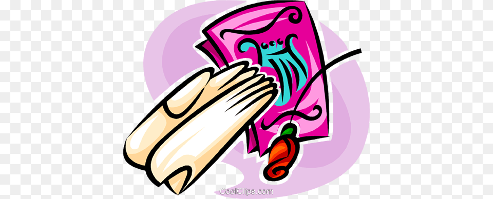 Opera Gloves And Program Royalty Vector Clip Art Illustration, Food Free Png Download