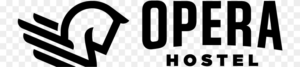 Opera Hostel Logo Logotype Graphics, Gray Png