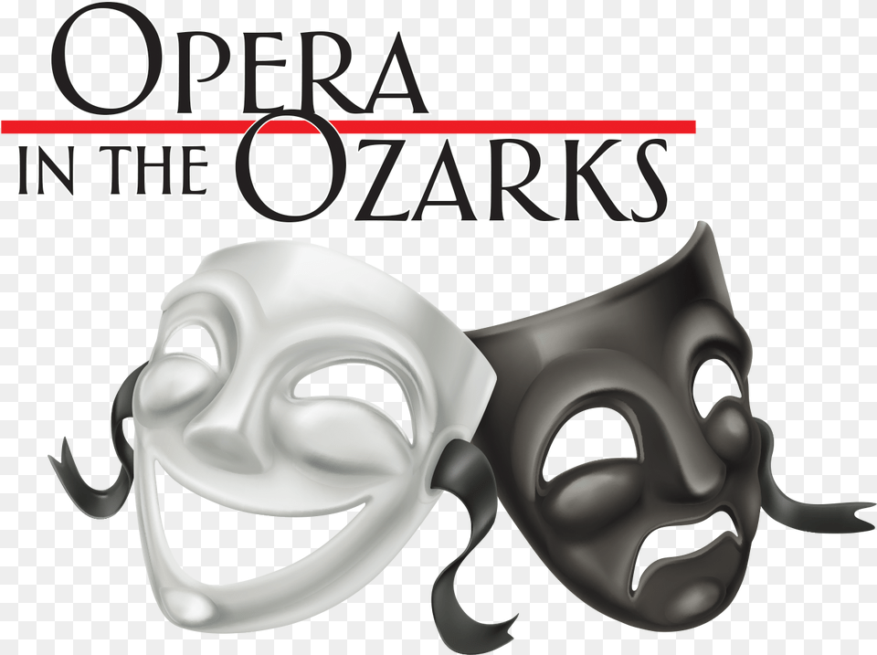 Opera In The Ozarks Black And White Theatre Masks, Mask, Machine, Wheel Free Transparent Png