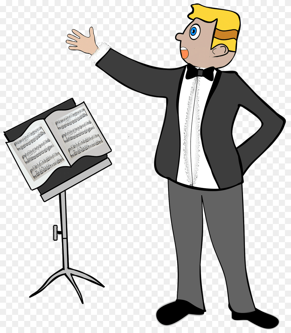 Opera Singer Clipart, Clothing, Formal Wear, Suit, Man Free Png
