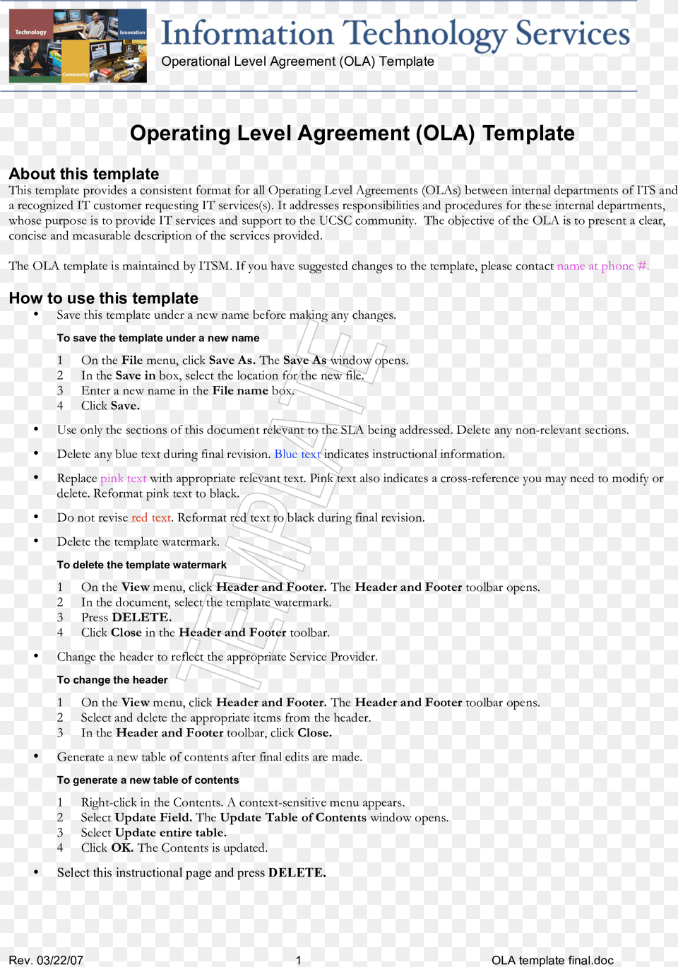 Operating Level Agreement Main Internal Service Level Agreement Template, File, Person, Computer, Electronics Png Image