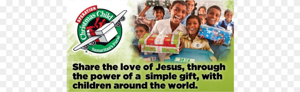 Operation Christmas Child 2010, Boy, Male, Person, Box Png Image