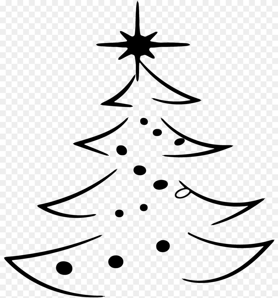 Operation Christmas Child Collects More Than 7500 Abstract Christmas Tree Clipart, Gray Png