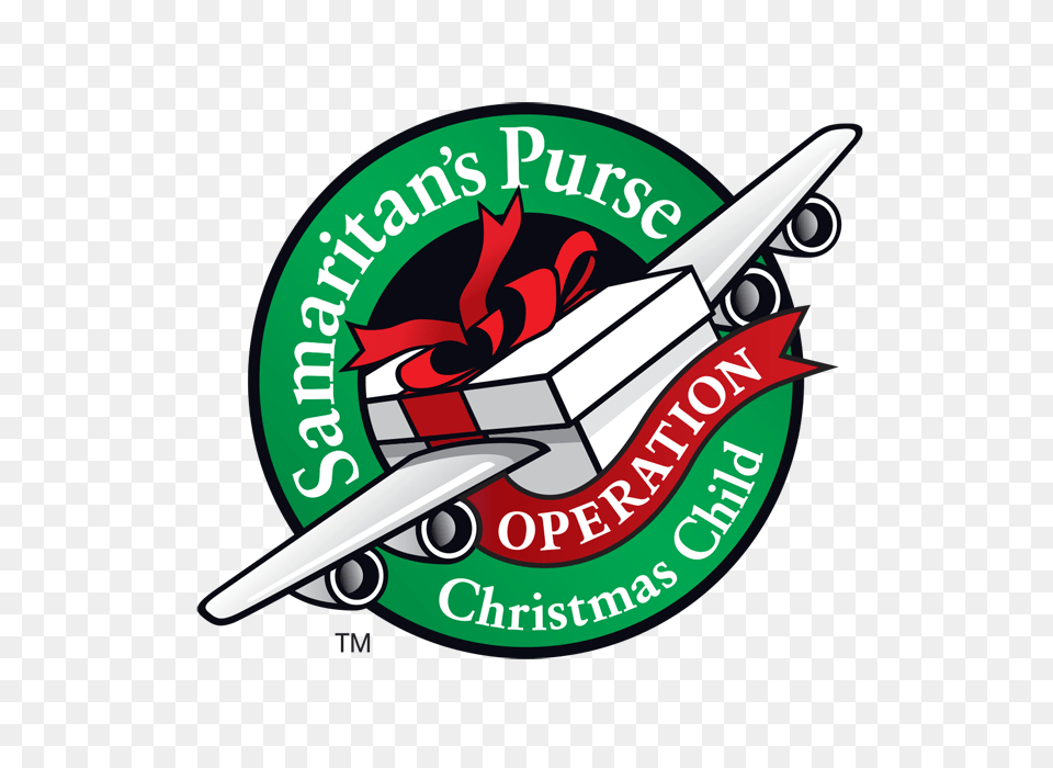 Operation Christmas Child Shoe Boxes, Logo, Emblem, Symbol, Aircraft Free Png Download