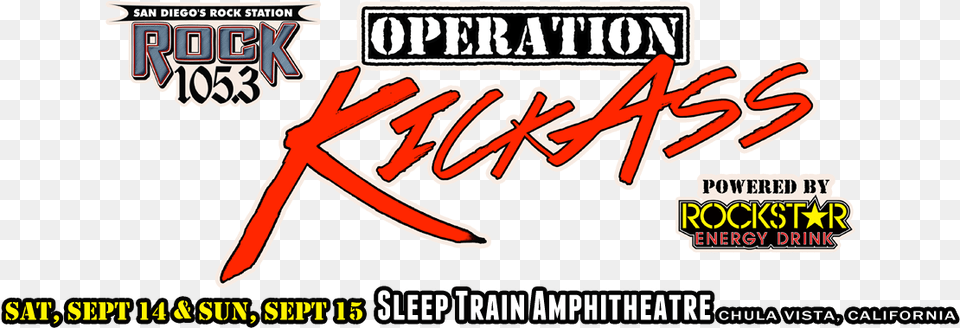 Operation Kick A Festival Day Rockstar Energy Drink, Logo, Text, Advertisement, Dynamite Free Png Download