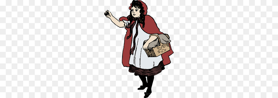 Operation Photo Red Riding Hood Fairytale Story Red Girl, Fashion, Adult, Basket, Female Png