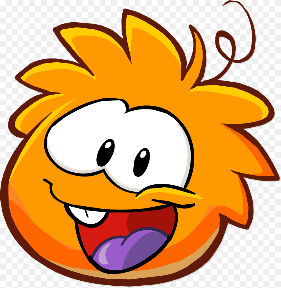 Operation Puffle Post Game Interface Puffe Image Orange Club Penguin Puffles Orange, Baby, Person Free Transparent Png
