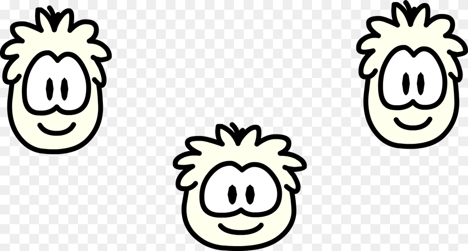 Operation Puffle Post Game Puffles Animation White Club Penguin Operation Puffle White, Stencil, Logo Free Transparent Png