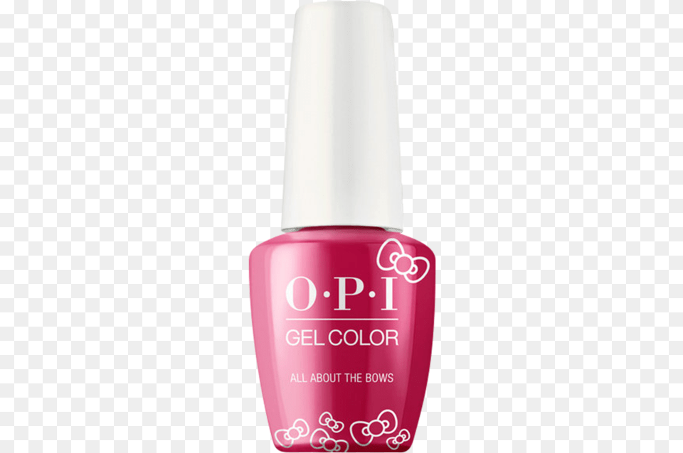 Opi Gelcolor Hello Kitty Collection Hpl04 All About Opi A Kiss On The Chic Gel, Cosmetics, Bottle, Shaker, Nail Polish Free Png Download