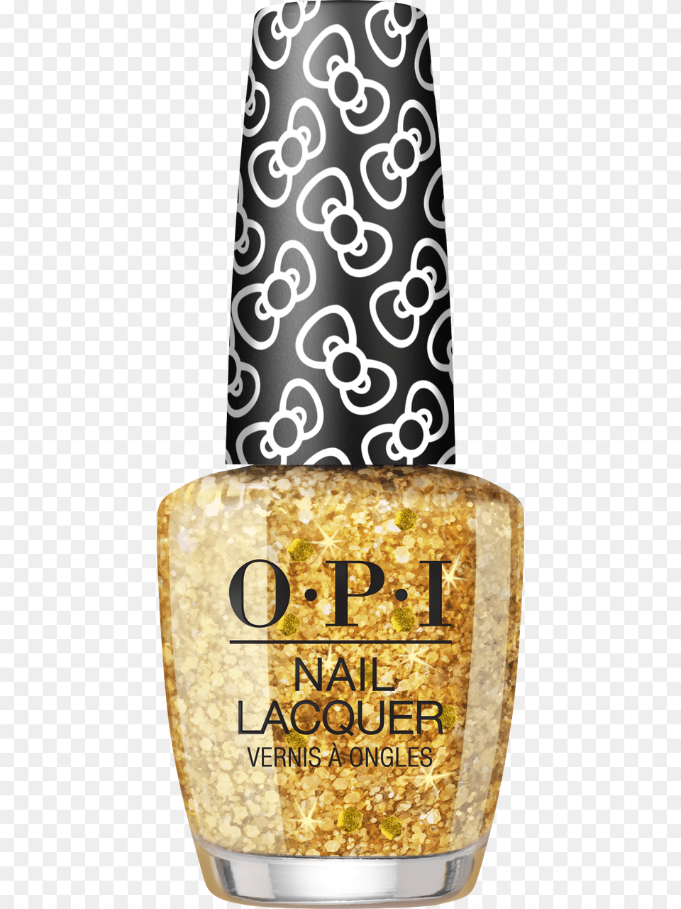 Opi Lacquer Gold Nail Polish Christmas 2019, Cosmetics, Bottle Png Image