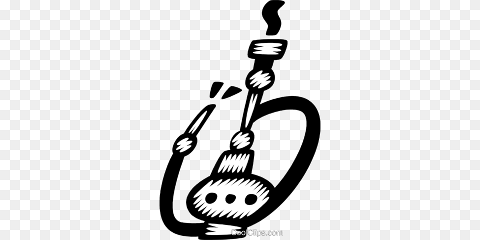 Opium Pipe Royalty Vector Clip Art Illustration, Smoke Pipe Png Image