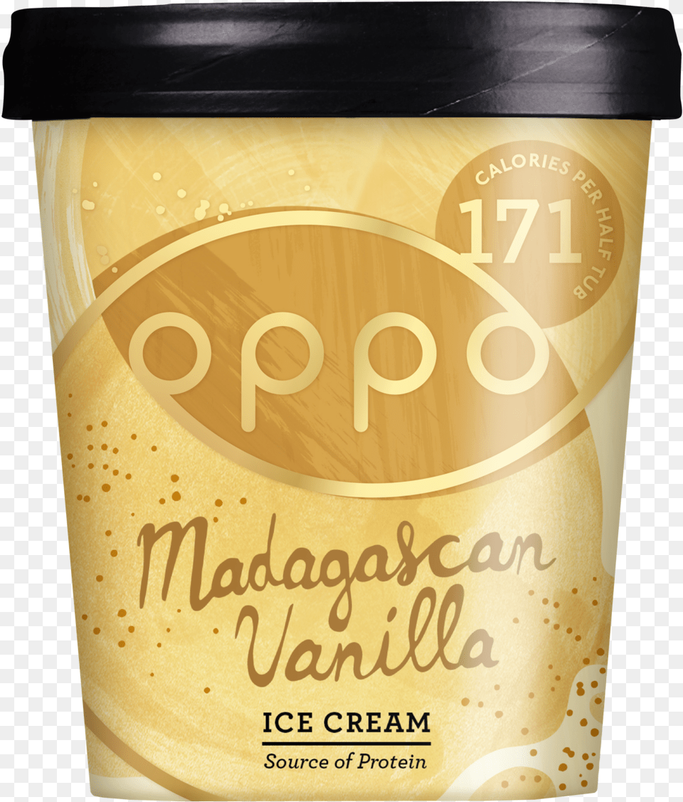 Oppo 475ml Icecream Madagascan Vanilla Peanut Butter, Cream, Dessert, Food, Ice Cream Png Image