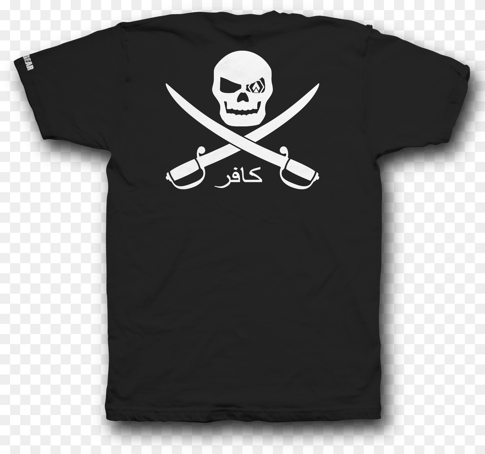 Opsgear Jolly Roger T Shirtclass Skull, Clothing, T-shirt, Blade, Dagger Free Png