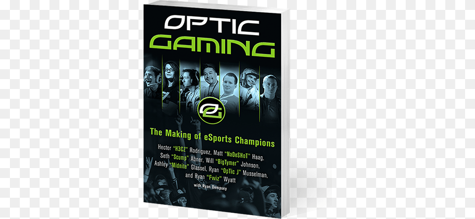 Optic Gaming Book, Advertisement, Poster, Adult, Male Png