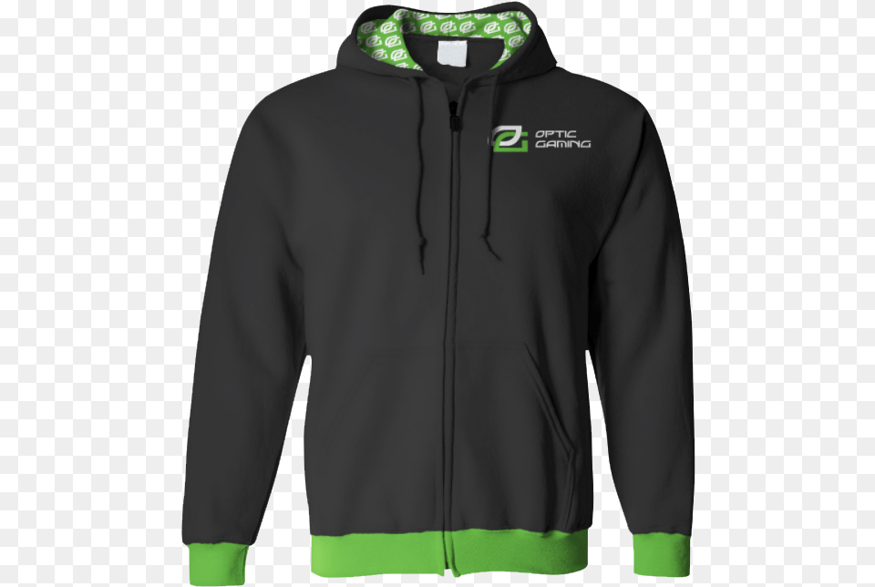 Optic Gaming Hoodie Sweatshirt, Clothing, Coat, Jacket, Knitwear Png