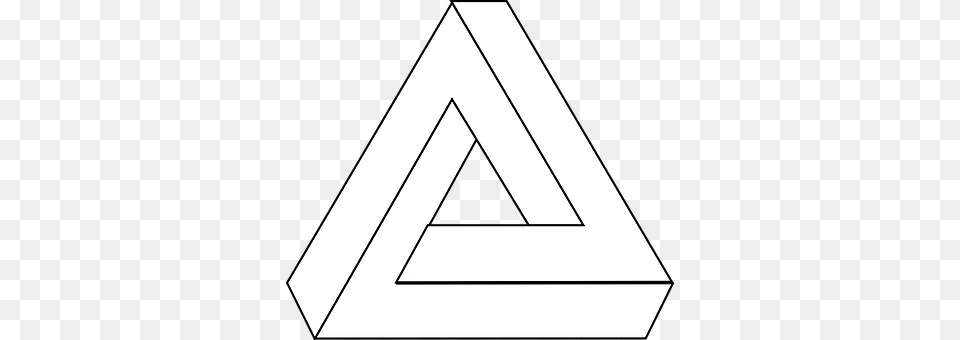 Optical Illusion Triangle Free Transparent Png