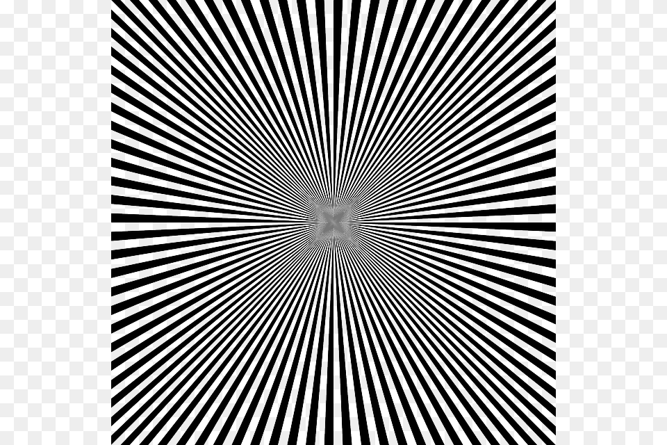 Optical Illusion Black Pattern White Lines Vortex Slow Motion Rider Lp, Spiral, Accessories Png