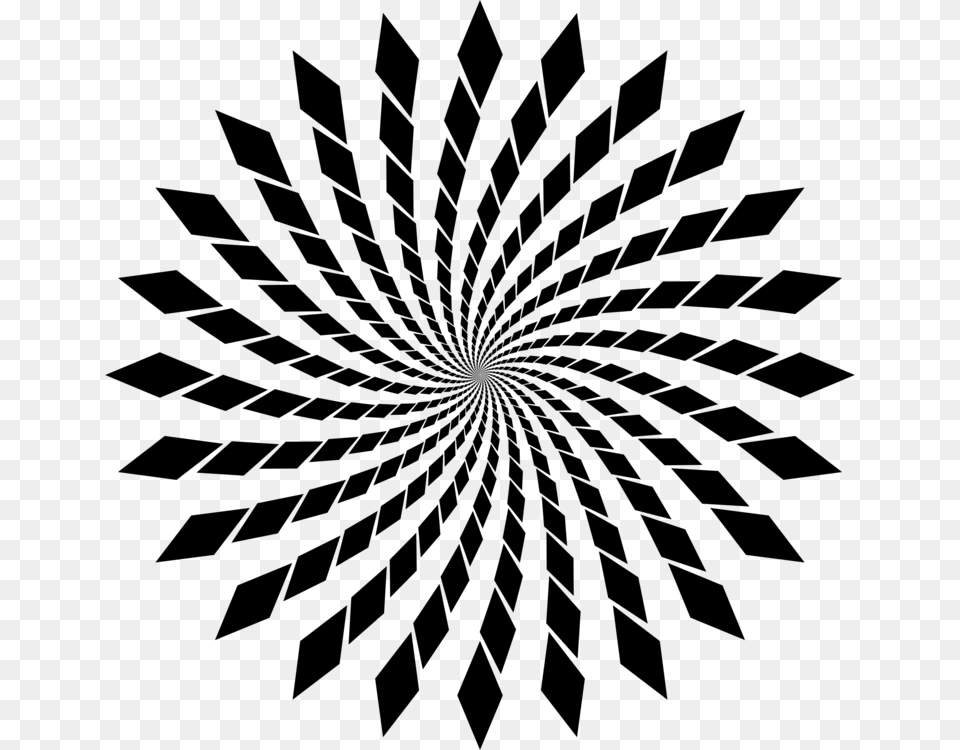 Optical Illusion Optics Mind Fraser Spiral Illusion, Gray Png Image