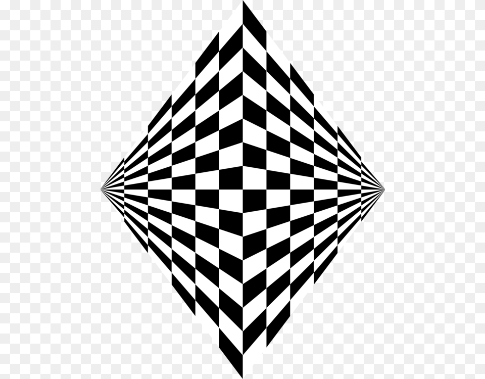 Optical Illusion Optics Op Art, Chess, Game, Triangle Free Png