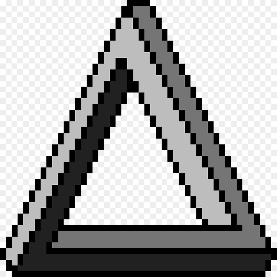 Optical Illusion Pixel Art, Triangle Png