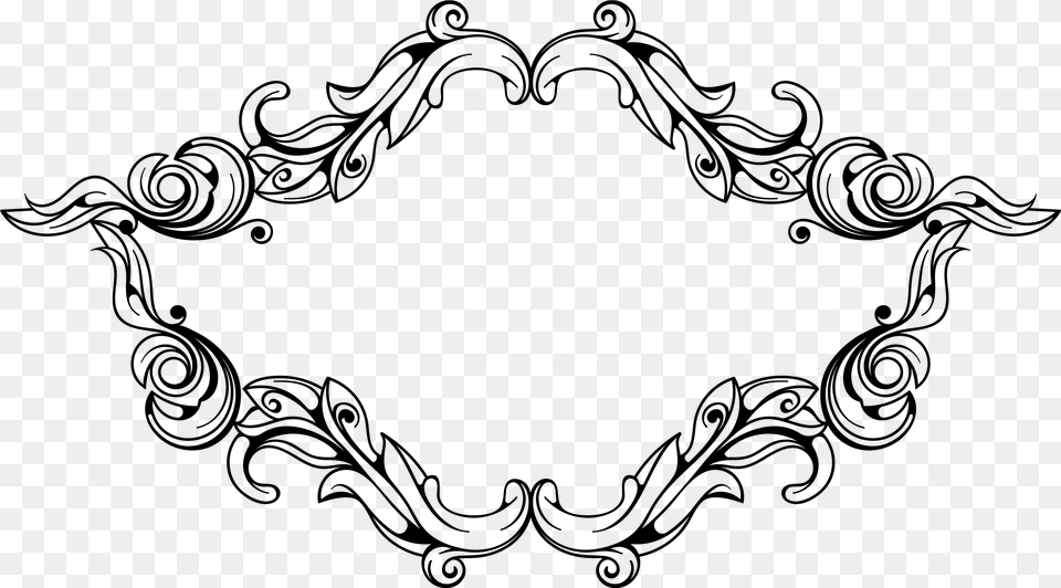 Optical Illusion Vintage Frame Vector, Gray Png Image