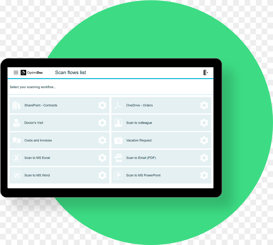 Optimidoc We Simplify The World Of Documents Circle, Page, Text, Computer, Electronics Free Png