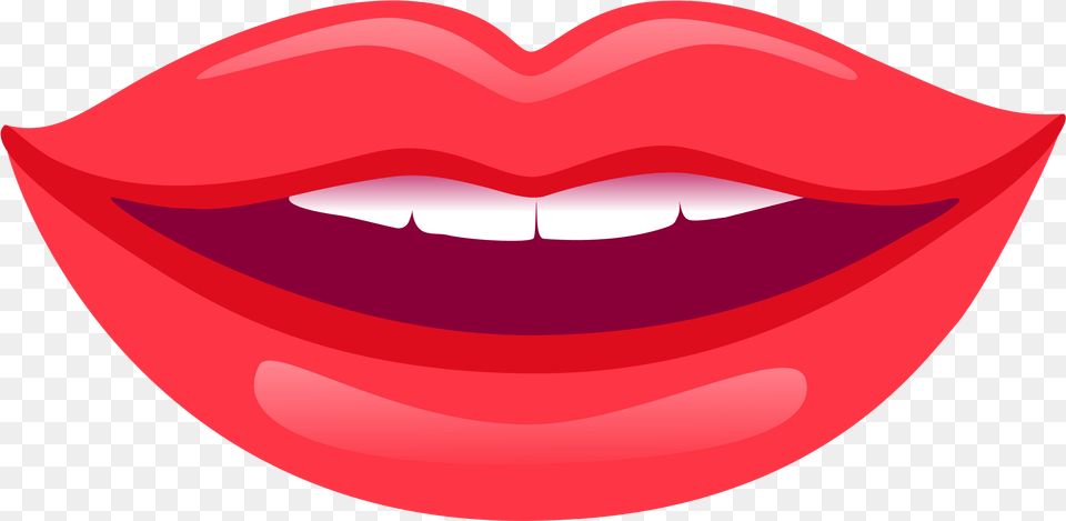 Optimized Smiling Lips Hq Cliparts Cartoon Smiling Lips, Mouth, Body Part, Person, Teeth Png Image
