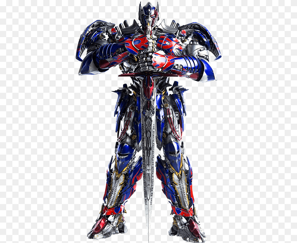 Optimus Prime Collectible Figure Optimus Prime Last Knight, Vehicle, Transportation, Motorcycle, Adult Free Png Download