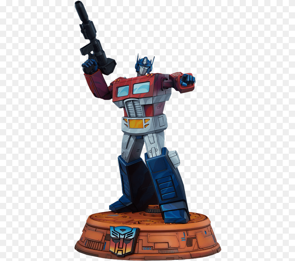 Optimus Prime G1 Museum Scale 28 Statue Optimus Prime, Robot, Person Free Transparent Png