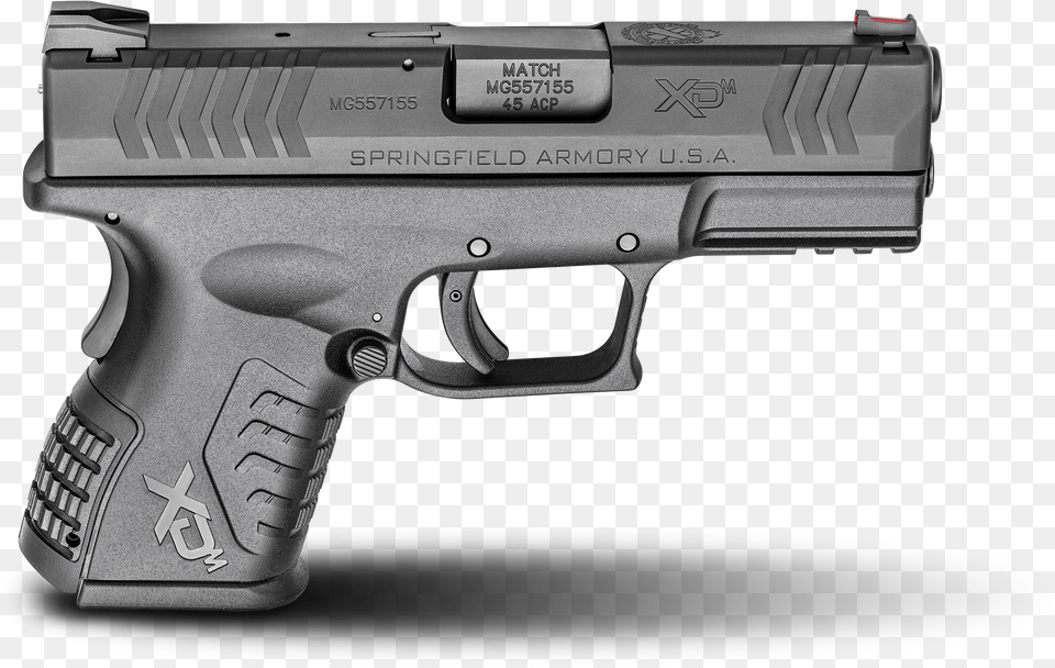 Options Springfield Xd 45 Compact, Firearm, Gun, Handgun, Weapon Png Image