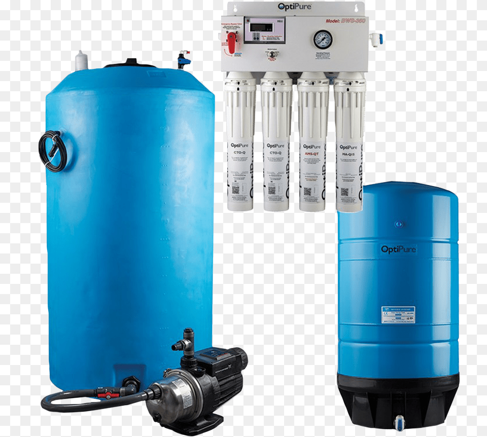 Optipure Bws350 Reverse Osmosis System With 175 Gallon Optipure, Gas Pump, Machine, Pump Free Png Download