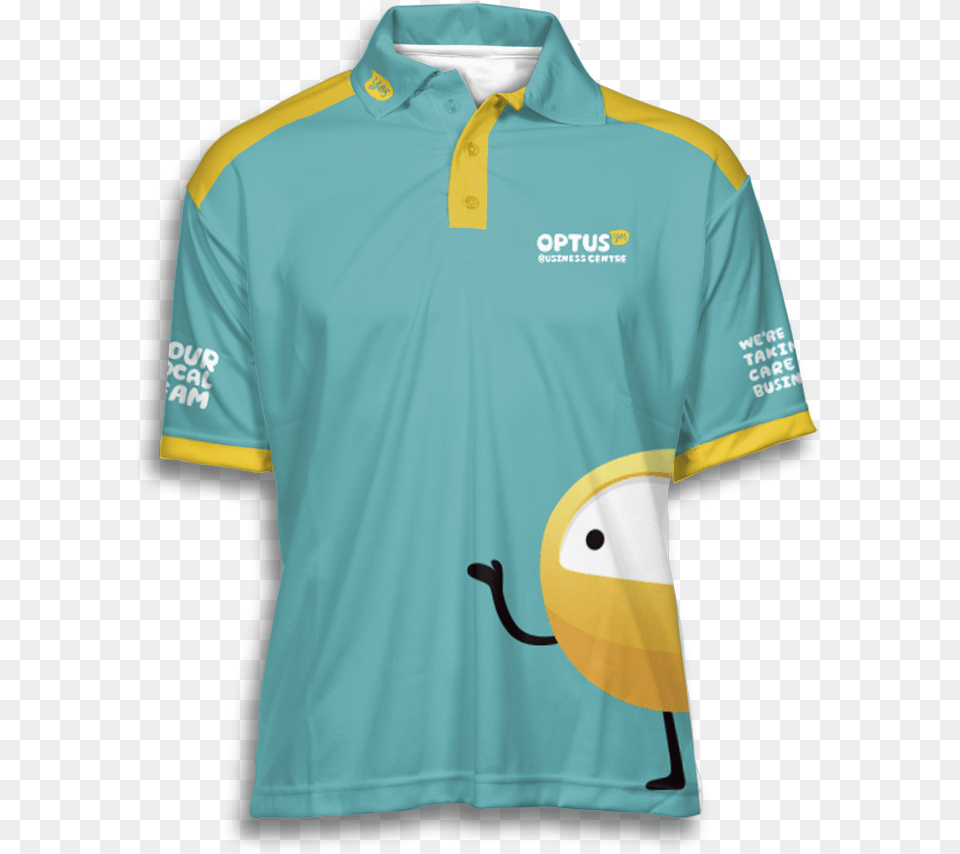 Optus Polo Shirt, Clothing, Jersey Free Png