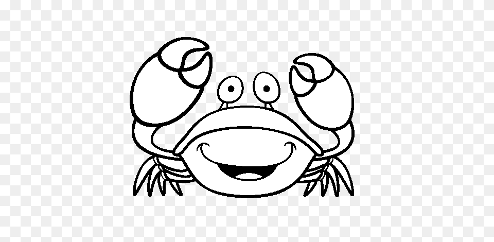 Opulent Design Crab Clipart Black And White, Art, Seafood, Food, Drawing Free Png Download