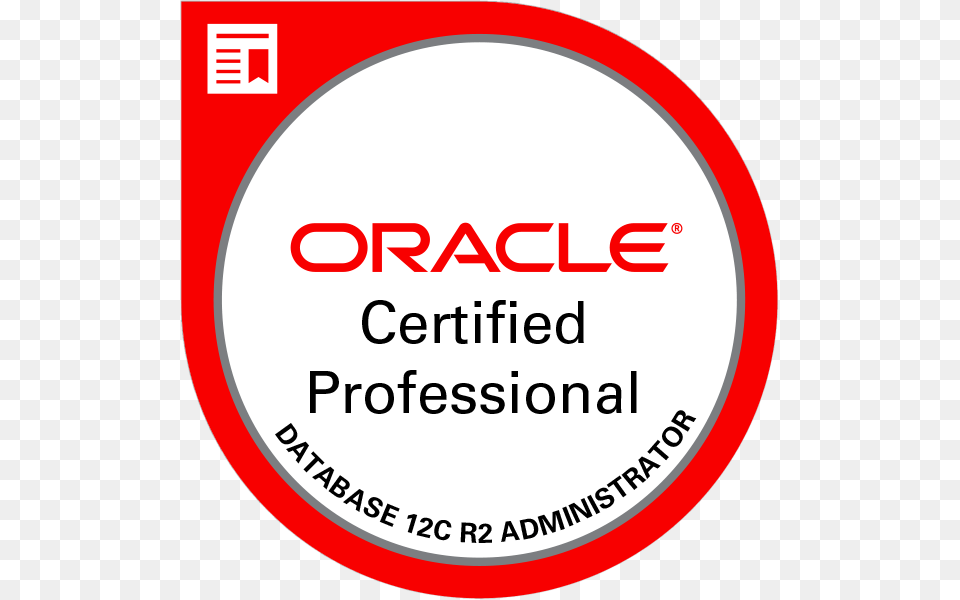 Oracle Database 12c R2 Administrator Certified Professional Oracle Pl Sql Developer Certified, Sticker, Disk, Logo Free Png Download