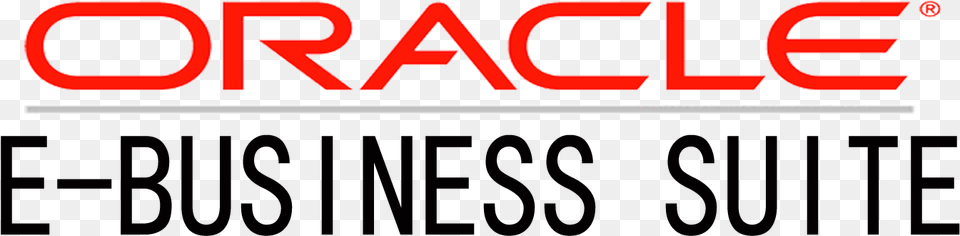Oracle E Business Logo, Light, Text Free Png Download