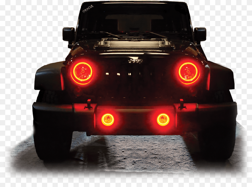Oracle Headlight Halo Kits 10 Off For Forum Members Jeep Halo Lights, Alloy Wheel, Vehicle, Transportation, Tire Png