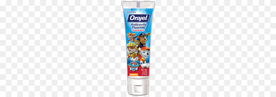 Orajel Paw Patrol Fluoride Toothpaste, Bottle, Cosmetics, Sunscreen, Food Free Png