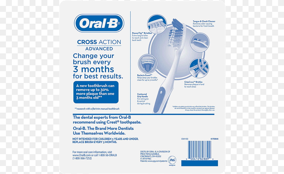 Oral B, Brush, Device, Tool, Toothbrush Free Png Download