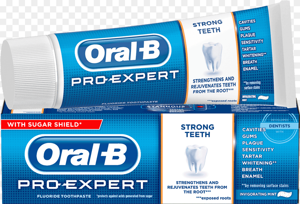 Oral B Pro Expert Strong Teeth Toothpaste Png