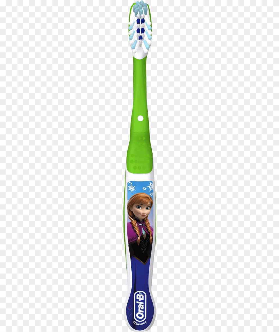 Oral B Pro Health Jr Disney Frozen Crossaction Toothbrush Champagne, Brush, Device, Tool, Bottle Free Png Download