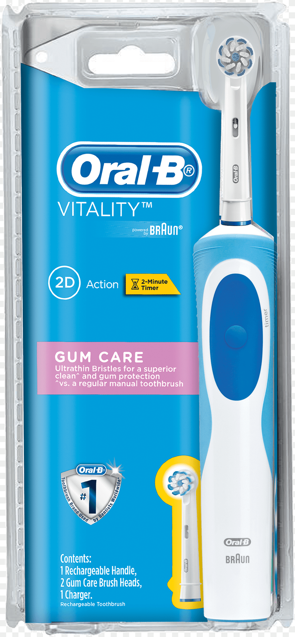 Oral B Vitality Gum Care Electric Toothbrush, Brush, Device, Tool, Gas Pump Free Transparent Png
