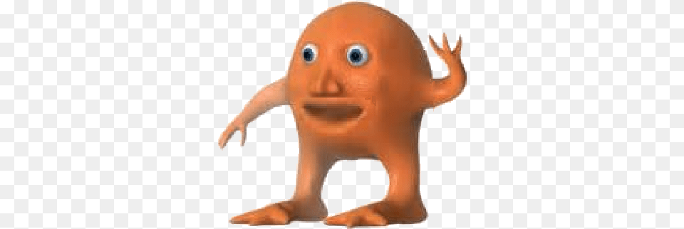 Orang Wave Transparent Orange Meme Man, Animal, Bear, Mammal, Wildlife Png Image