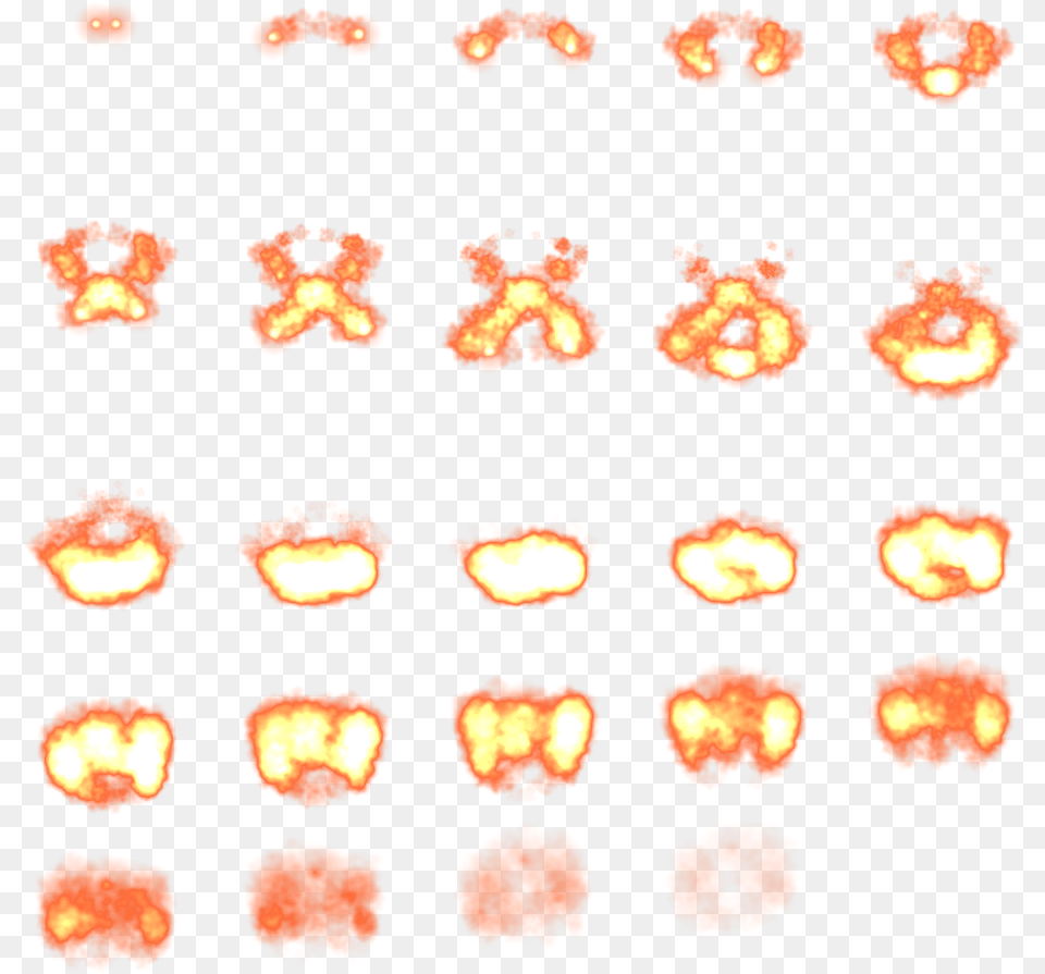 Orange, Fire, Flame, Face, Head Png Image