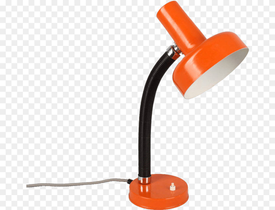 Orange 70s Table Lamp, Lighting, Table Lamp, Lampshade Png Image