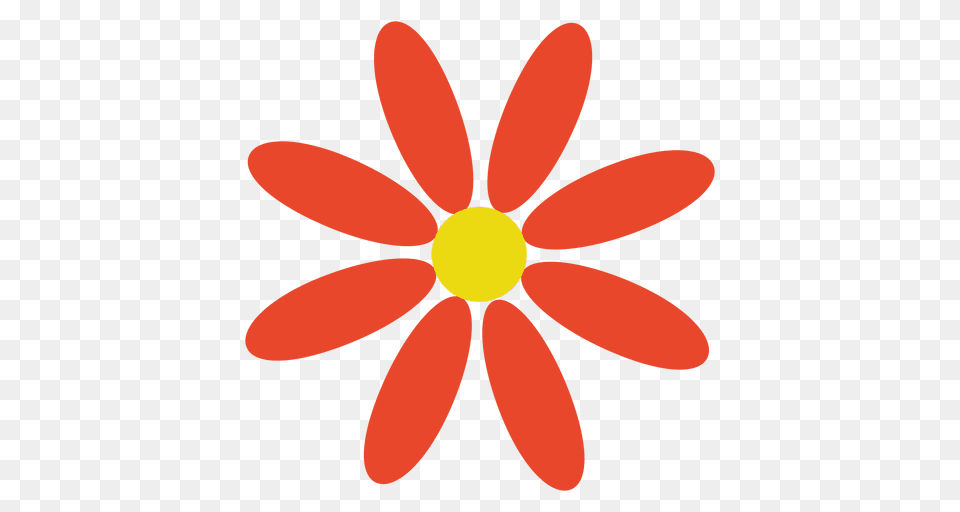 Orange Abstract Flower, Daisy, Petal, Plant, Appliance Free Transparent Png