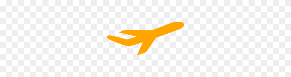 Orange Airplane Icon, Art Free Transparent Png