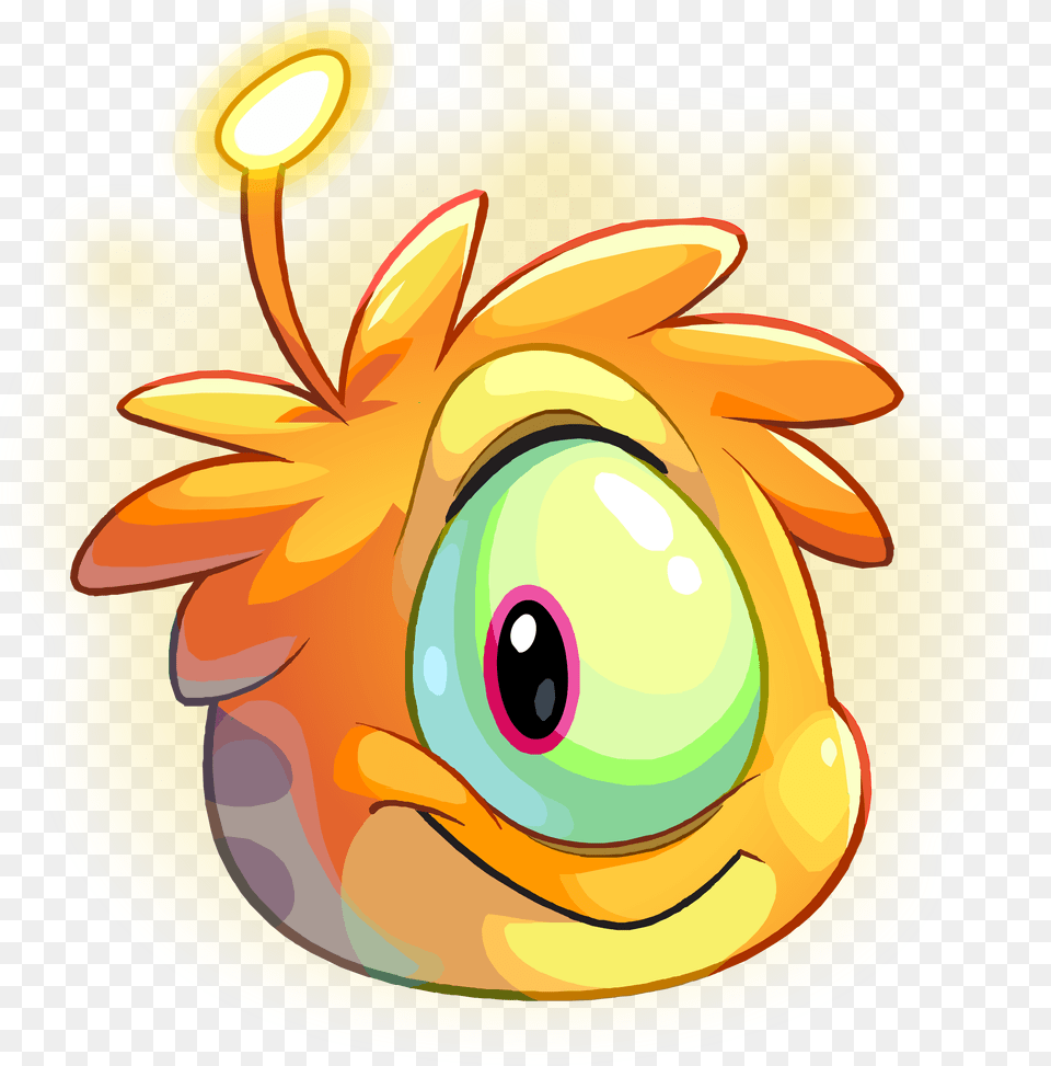 Orange Alien Puffle Club Penguin, Art, Graphics, Birthday Cake, Cake Free Png