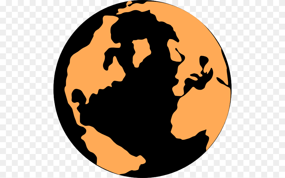 Orange And Black Globe Clip Art Brilliant Education, Astronomy, Outer Space, Planet, Person Free Png